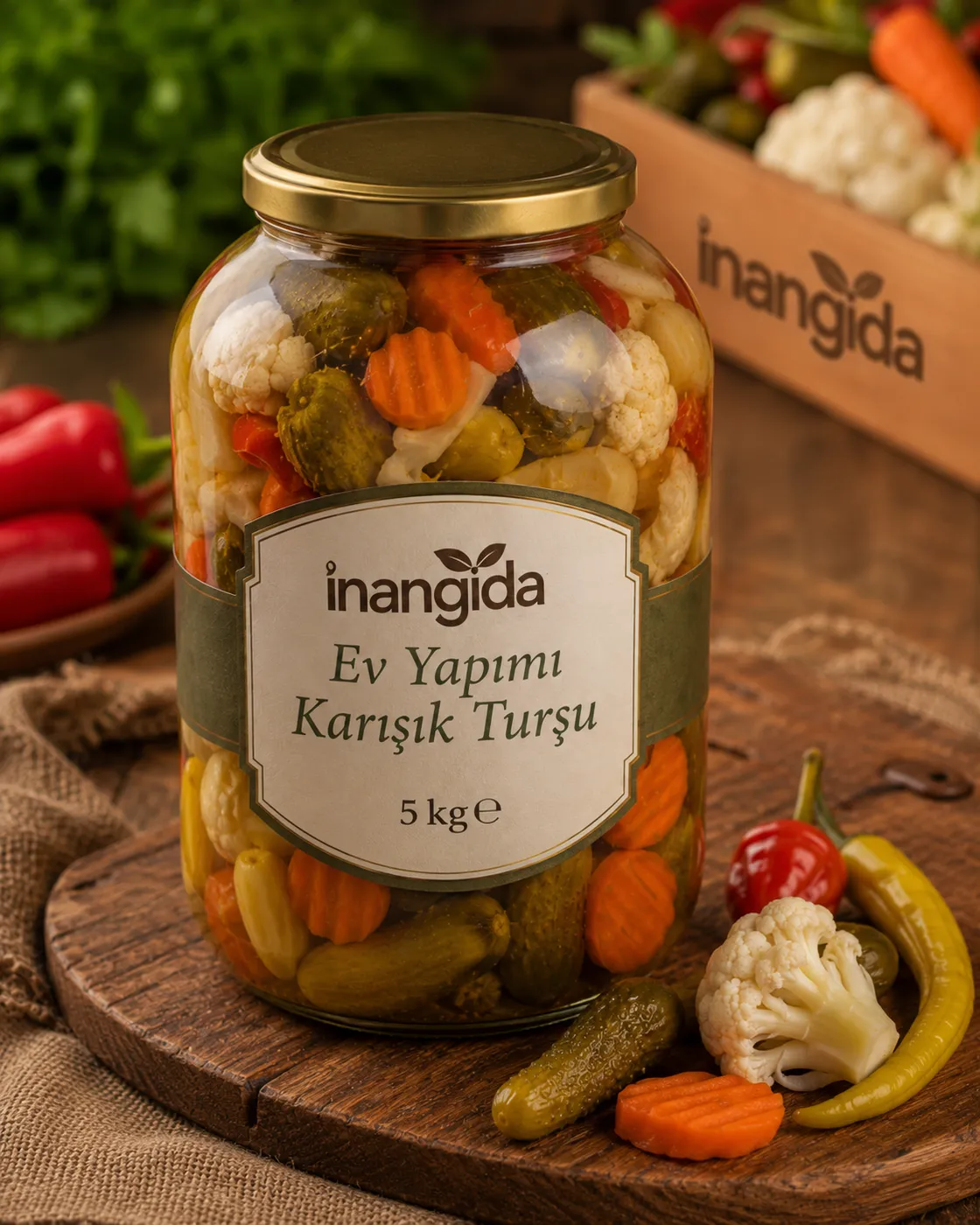Ev Yapımı Karışık Turşu (5 kg )